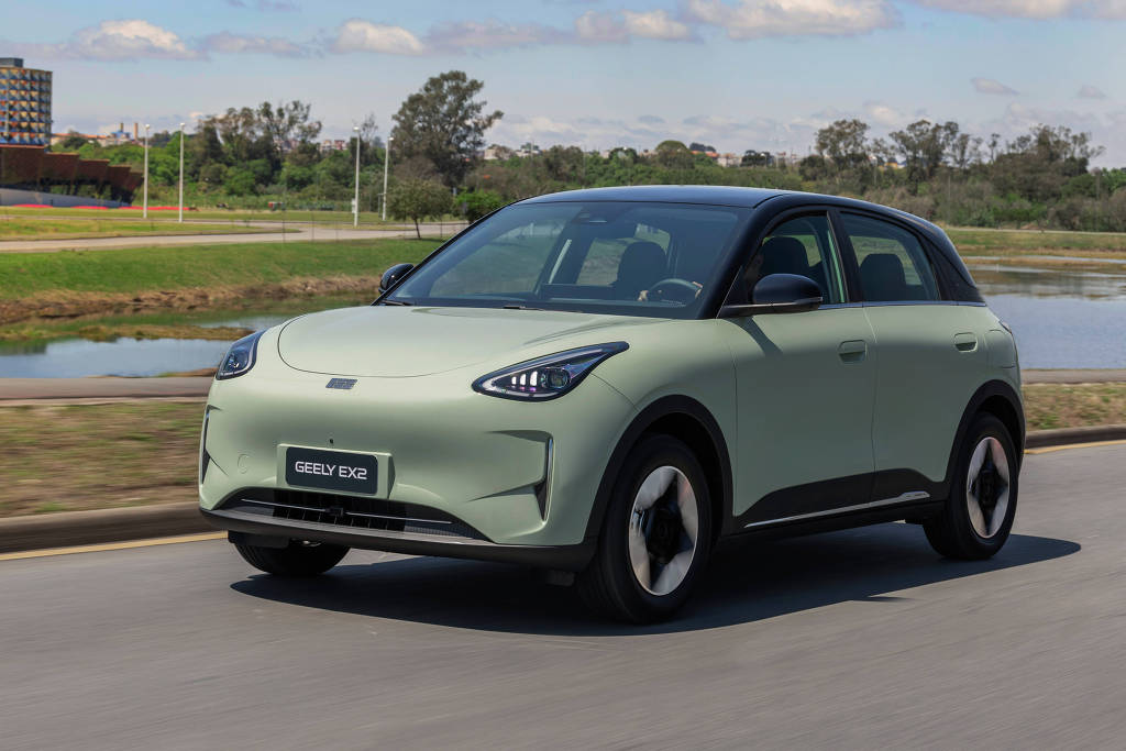 Geely EX2 lidera vendas no RN e supera BYD Dolphin Mini