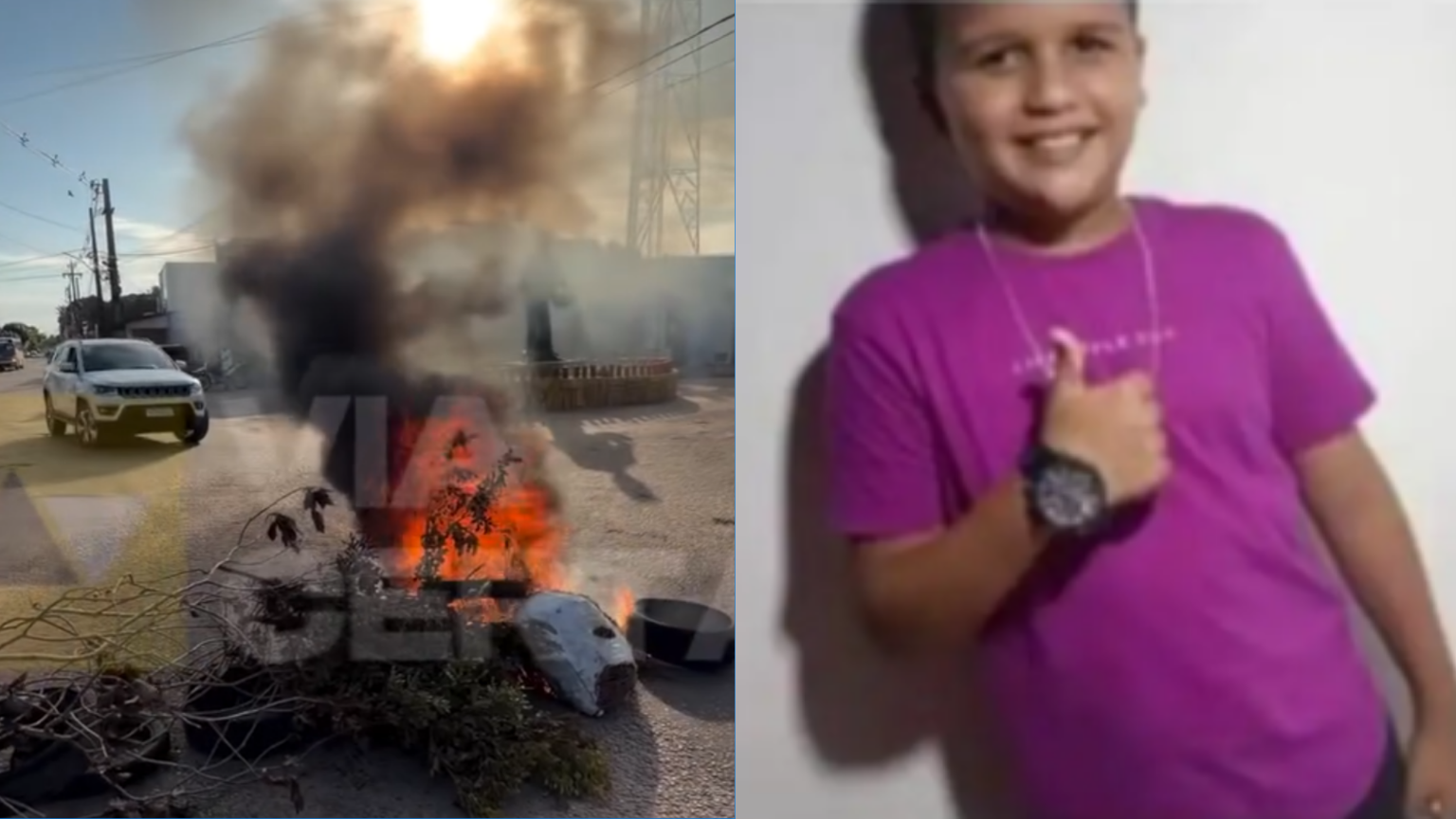 Moradores de Extremoz protestam por desaparecimento de José Arlon