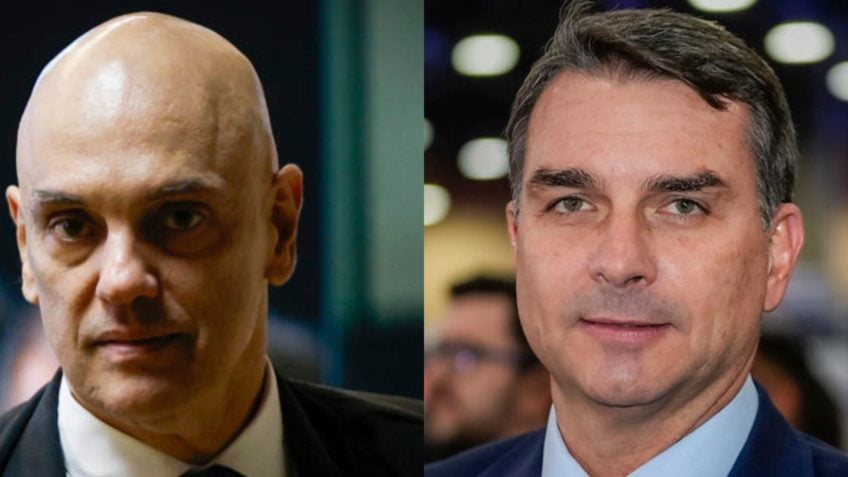 Alexandre de Moraes cobra PGR sobre depoimento cancelado de Flávio Bolsonaro