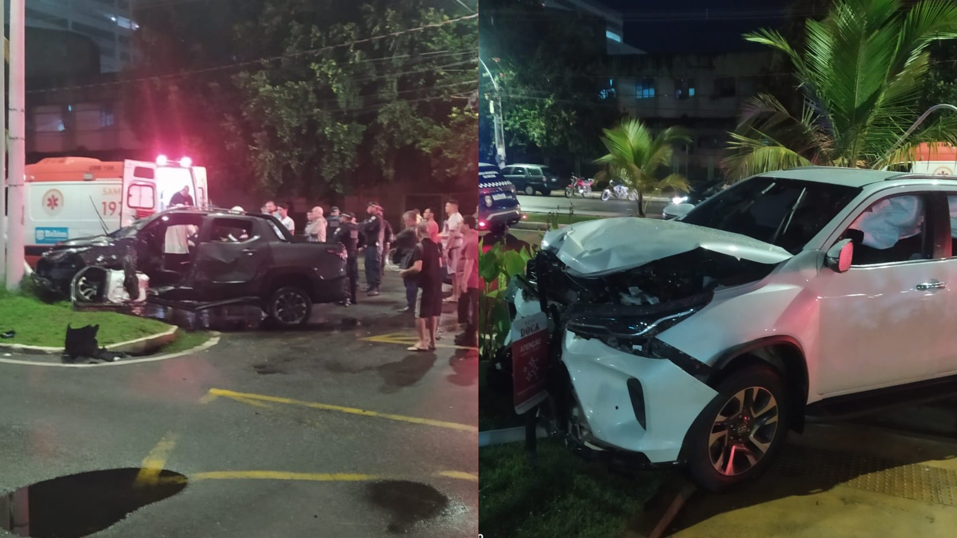 Condutor abandona vítima após grave batida em Belém