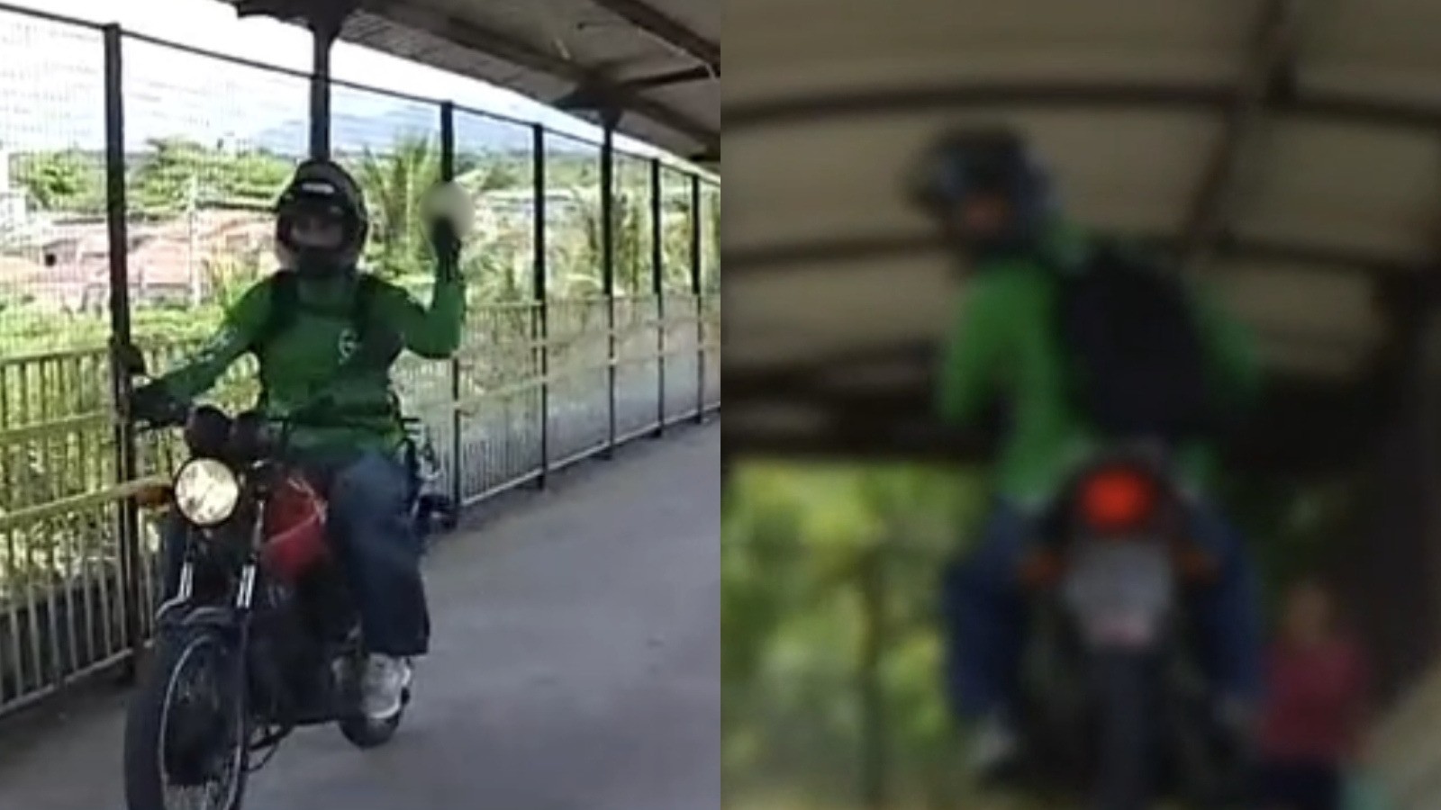Polícia Rodoviária Estadual combate tráfego irregular de motos em passarelas de Fortaleza
