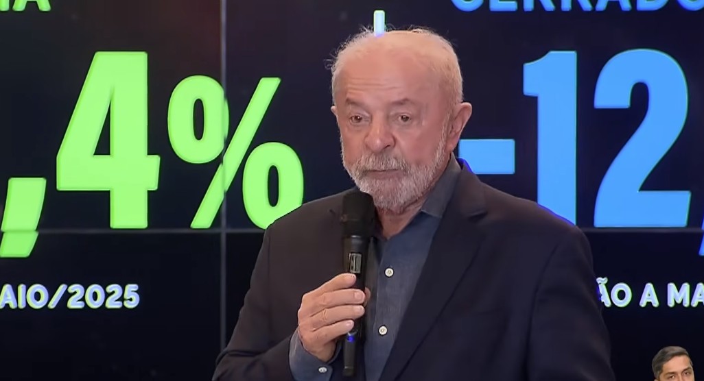Lula apresenta dados de desmatamento reduzido para rebater críticas dos EUA