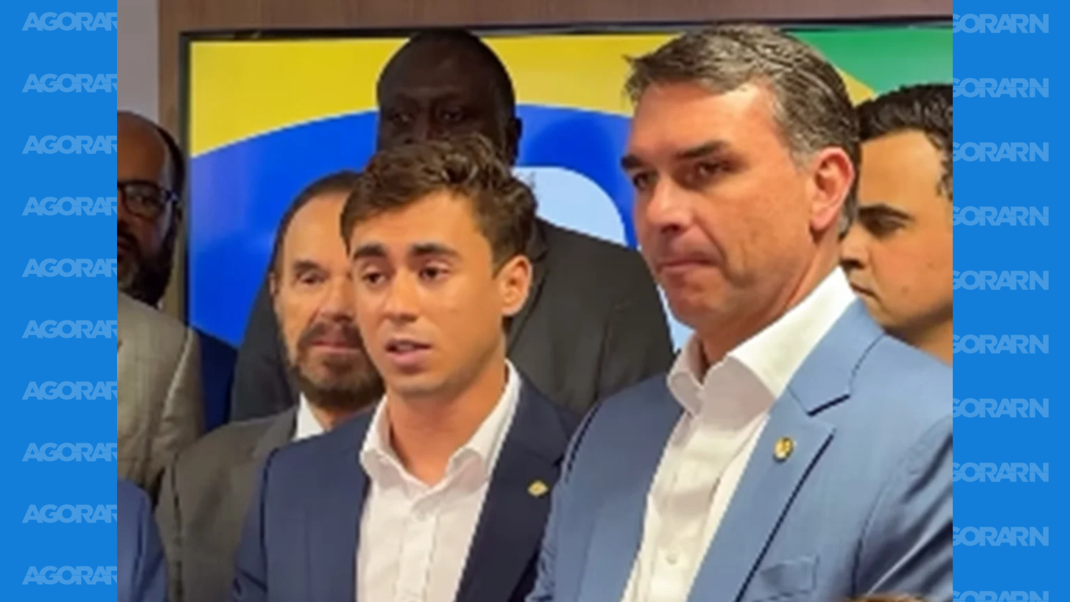 Nikolas Ferreira reforça apoio a Flávio Bolsonaro após apelo de Jair Bolsonaro