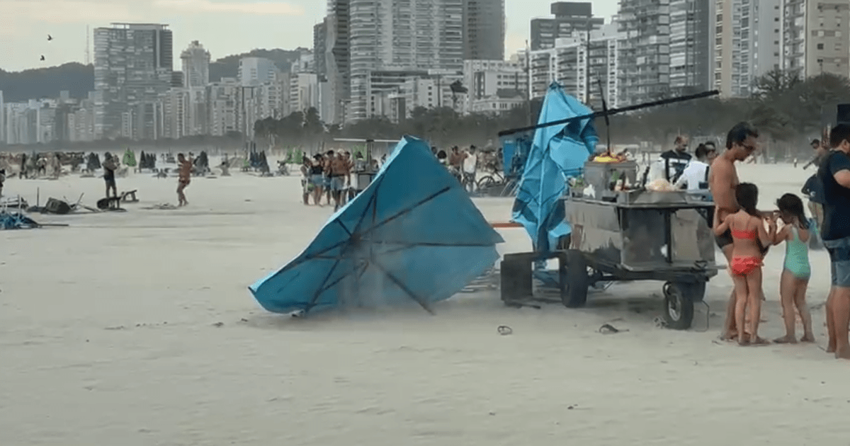 Frente fria traz risco de tempestades e ventos fortes ao Sul e Sudeste