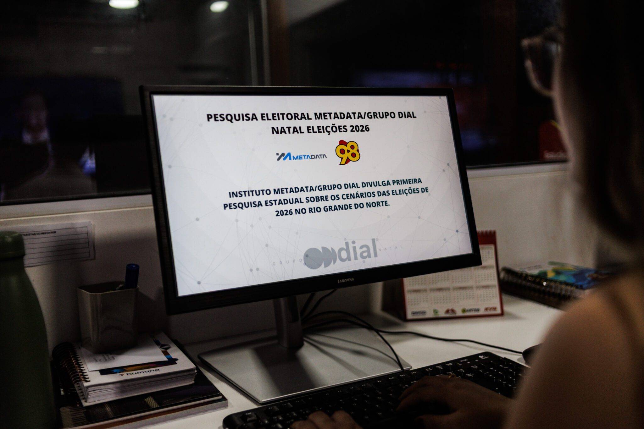 Instituto Metadata e Grupo Dial Natal divulgam nova pesquisa eleitoral para o RN nesta terça-feira, 16/06/2026