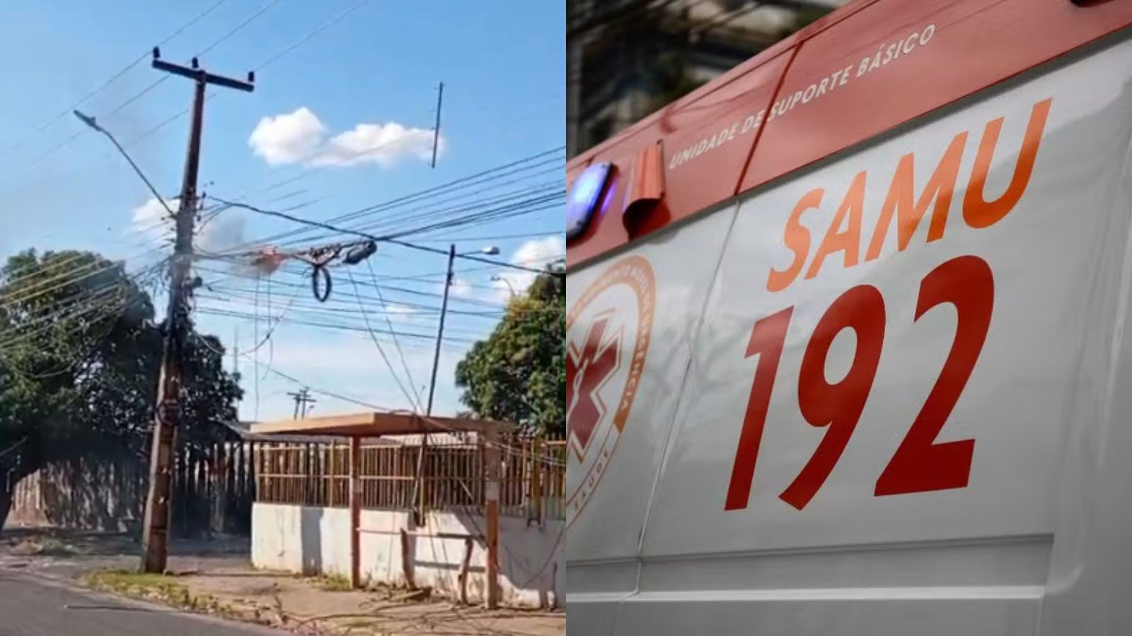 Número 192 do Samu fica indisponível em Teresina após incêndio em poste; veja telefone alternativo