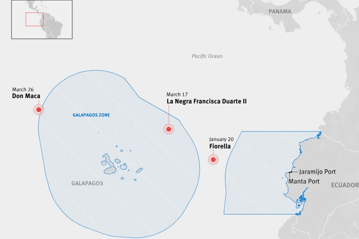 ONG acusa Estados Unidos de violações contra pescadores no Equador