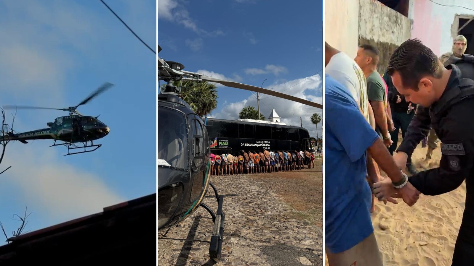 Operação policial prende mais de 20 suspeitos de facção no litoral do Piauí