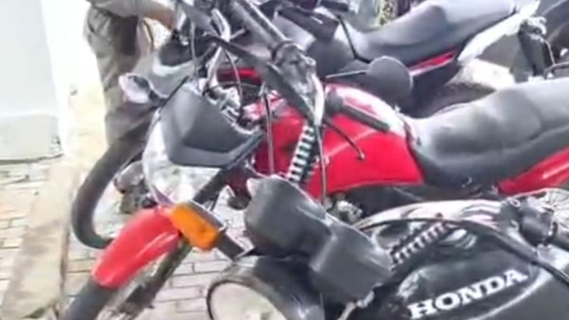 Polícia Militar apreende cinco motos adulteradas em operação no interior do RN