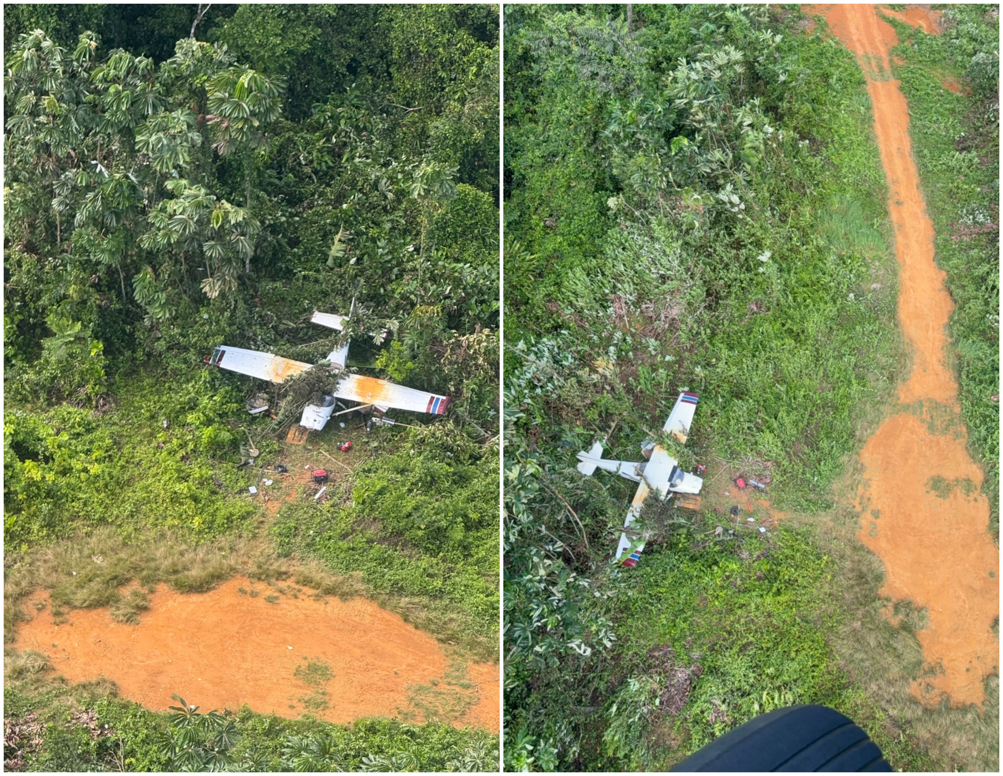 Comando Operacional Conjunto Catrimani II destrói avião e pista na Terra Yanomami