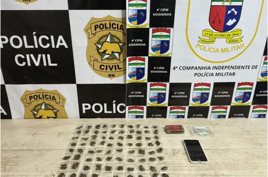 Polícia prende 'disciplina' de facção em Pipa