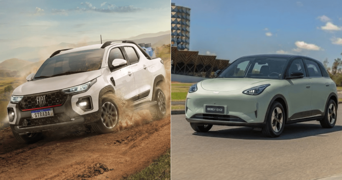 Fiat Strada lidera em 16 estados, mas carros chineses avançam no mercado
