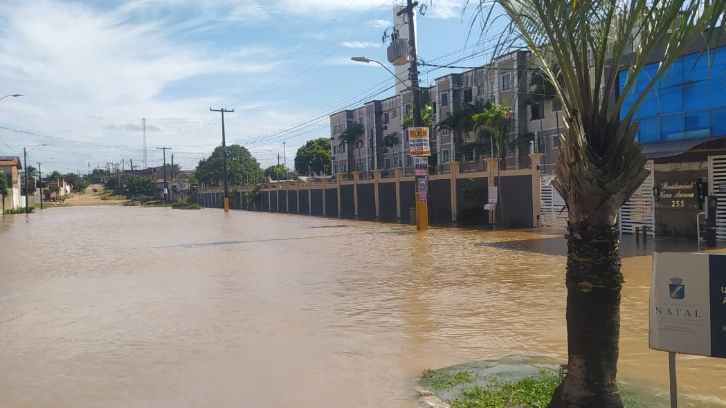 Defesa Civil de Natal monitora chuvas com Pajuçara registrando 148 mm