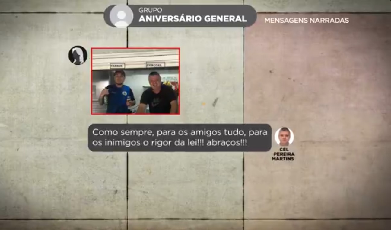Investigação aponta relação próxima entre coronel da PM e integrante do PCC