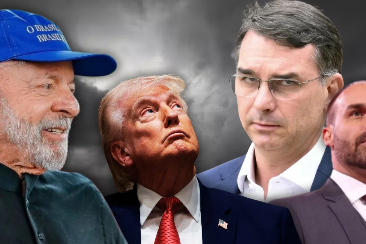 Pesquisa de instituto ligado a Donald Trump aponta Lula e Flávio empatados
