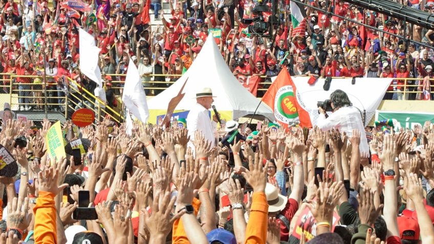 Presidência nega uso de drone ao Poder360 em comício de Lula