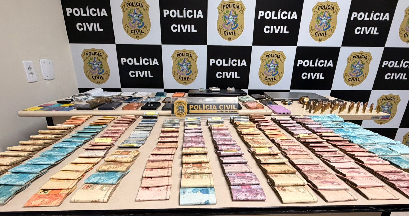Operação Estado Presente: Forças de segurança do Espírito Santo prendem 37 e apreendem mais de R$ 62 mil em três dias
