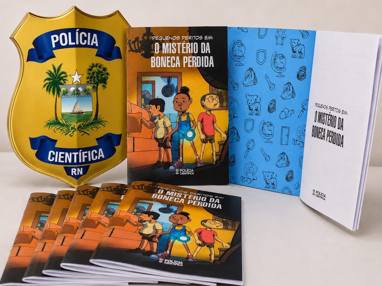 Polícia Científica do RN desvenda mistérios para crianças