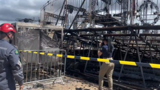 Polícia Científica investiga incêndio no Circo do Tirulipa em Natal