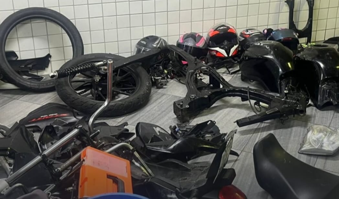 Polícia desarticula desmanche clandestino de motos na zona Oeste de Natal