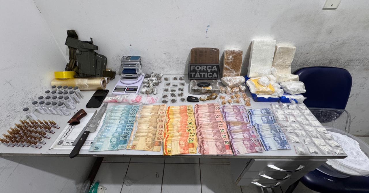Policiais localizam laboratório de drogas na Zona Norte de Natal