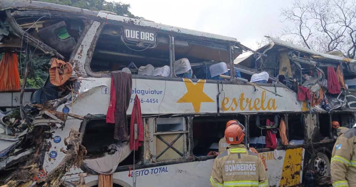 Polícia Civil do Rio de Janeiro investiga acidente de ônibus com dez mortes na BR-040