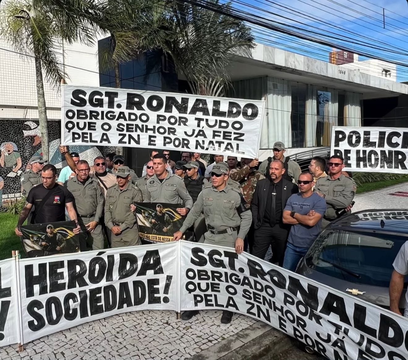 PM réu em Natal: Colegas protestam enquanto Júri decide futuro de Sargento