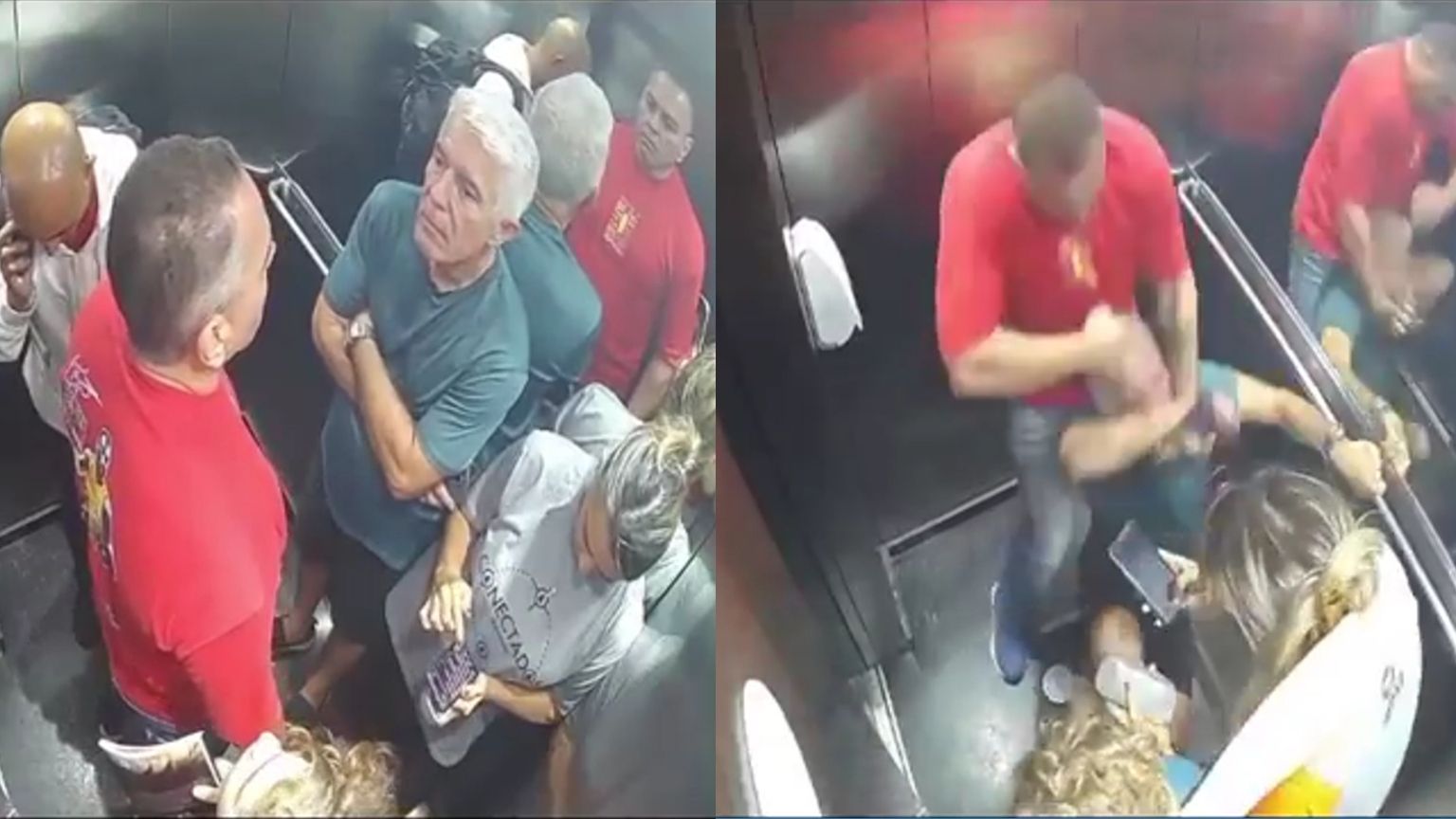 Policial civil aposentado agride idoso e esposa em elevador de condomínio em Cuiabá