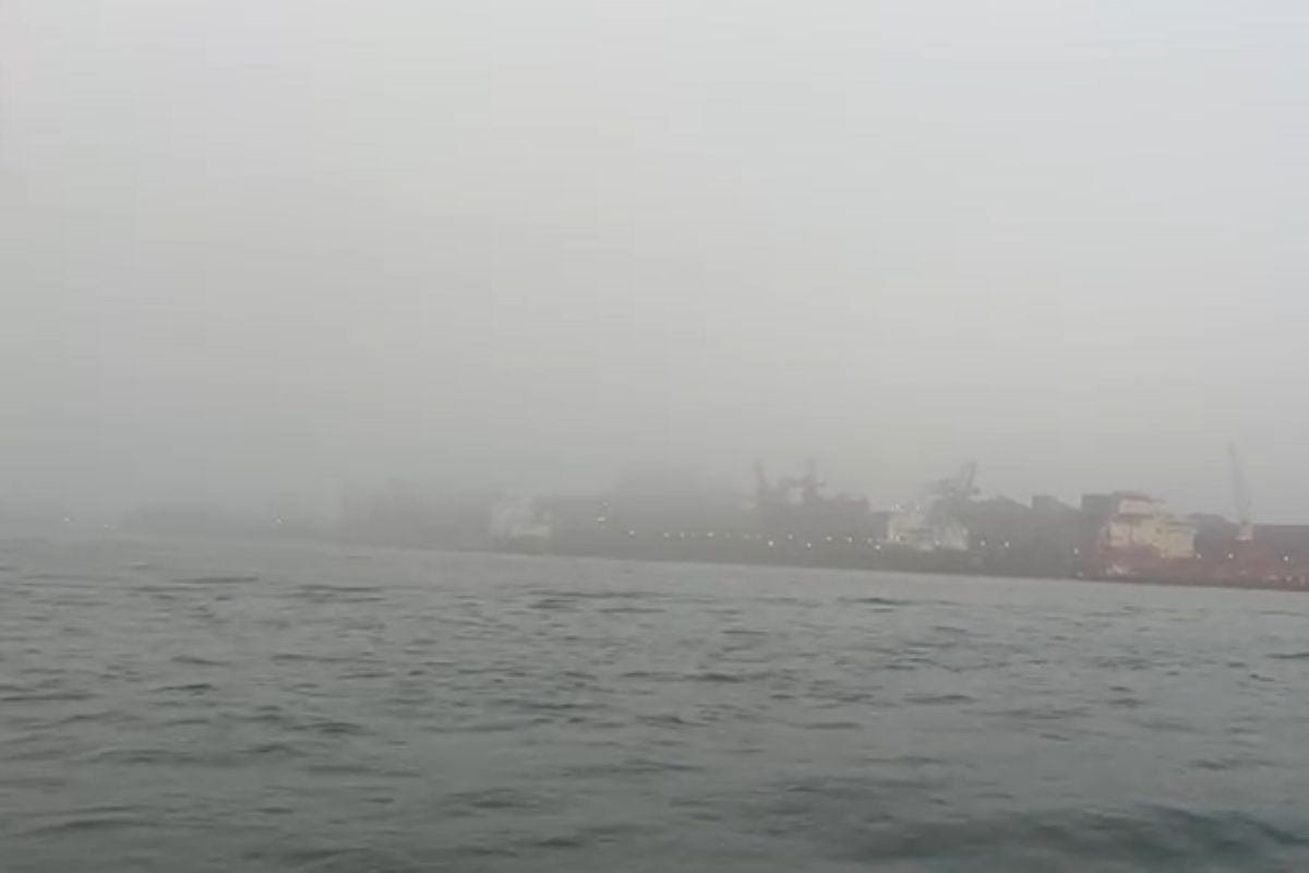 Nevoeiro causa prejuízo de R$ 4,1 milhões no Porto de Santos