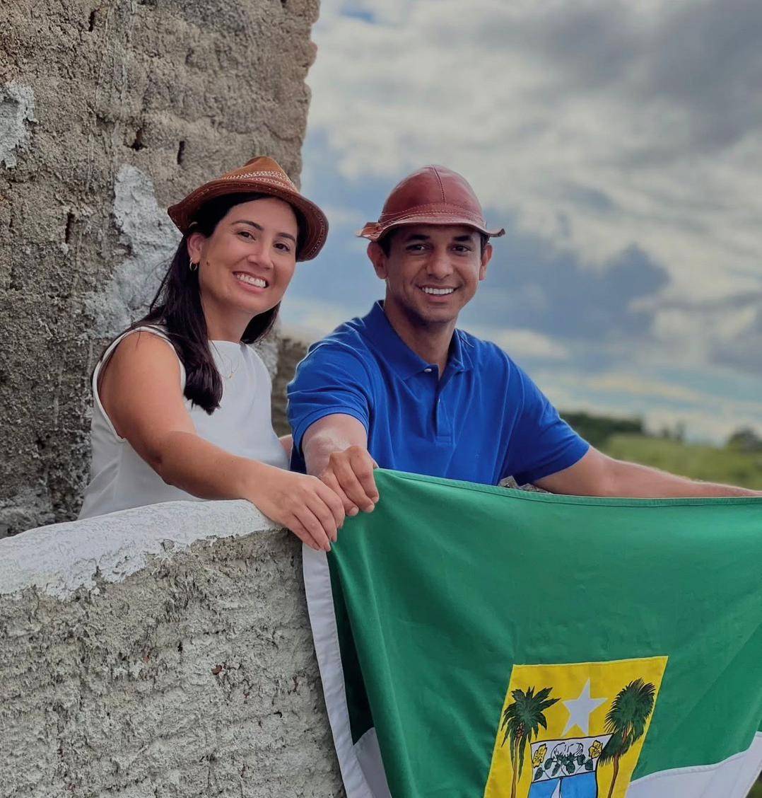Prefeita Andrezza Brasil e pré-candidato Allyson Bezerra debatem desenvolvimento em Sítio Novo