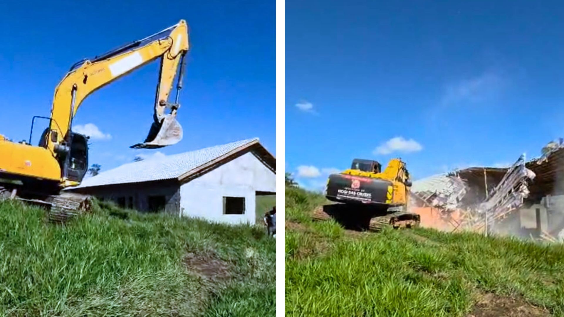Prefeitura de Mogi derruba casas em loteamento irregular no Parateí