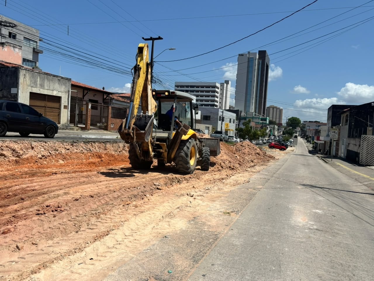 Prefeitura de Natal avança com obras na Avenida Jerônimo Câmara