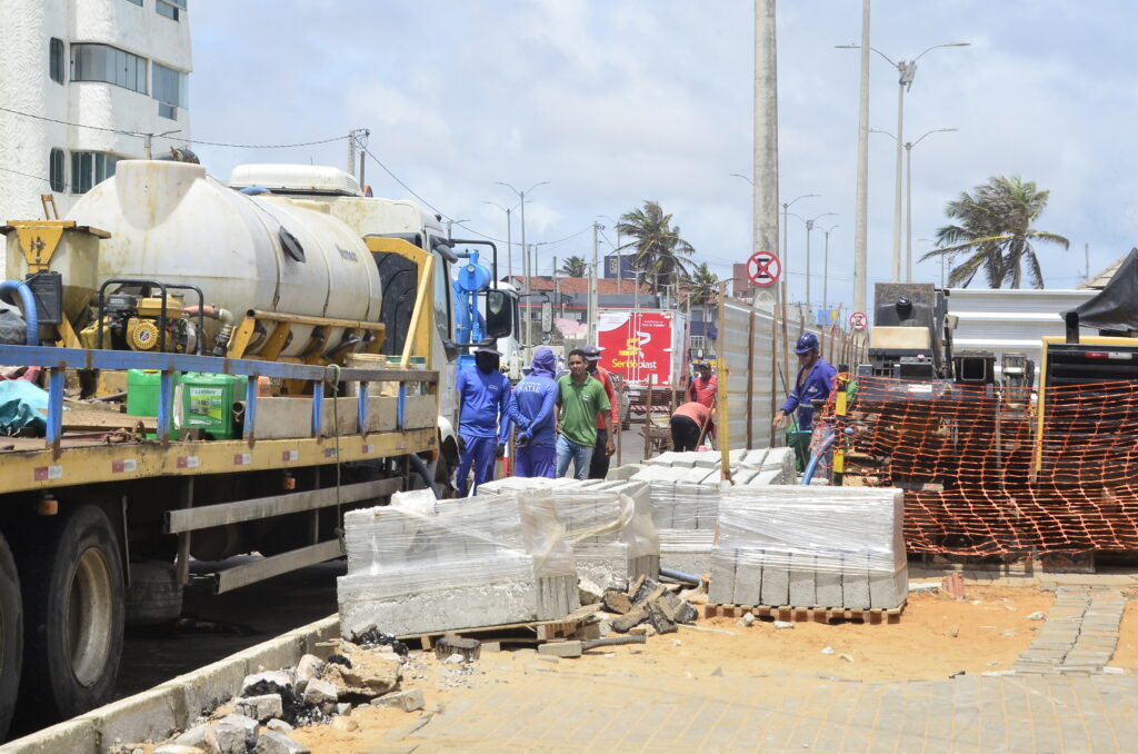 Prefeitura do Natal retoma obras na Praia do Meio com meta de conclusão no segundo semestre