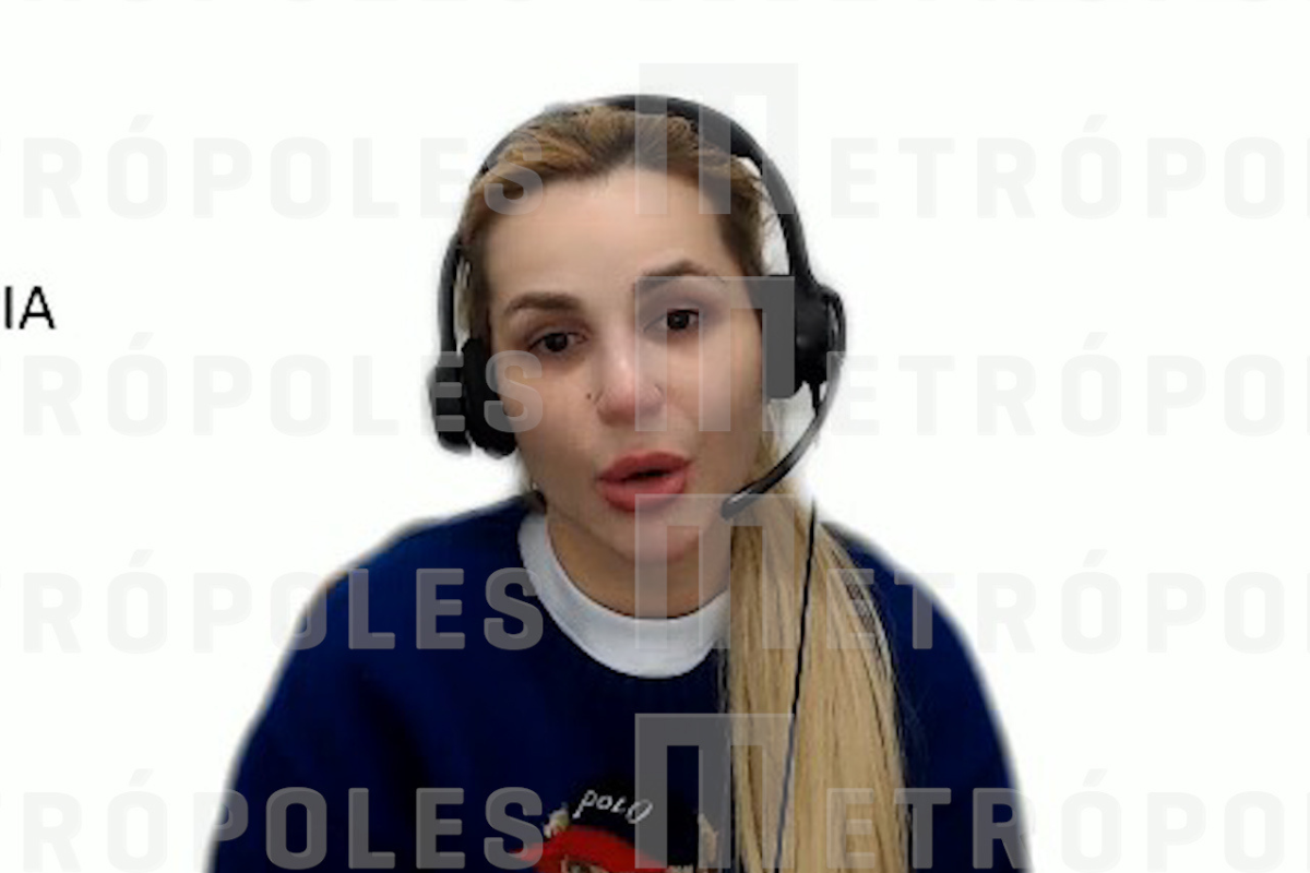 Deolane Bezerra, presa por elo com PCC, emociona-se em audiência de custódia
