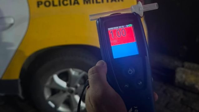 Motociclista é preso pela segunda vez por dirigir embriagado no RN