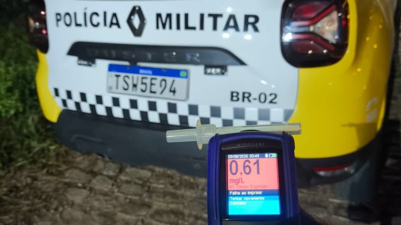 Homem com mandado de prisão é detido por embriaguez na Grande Natal