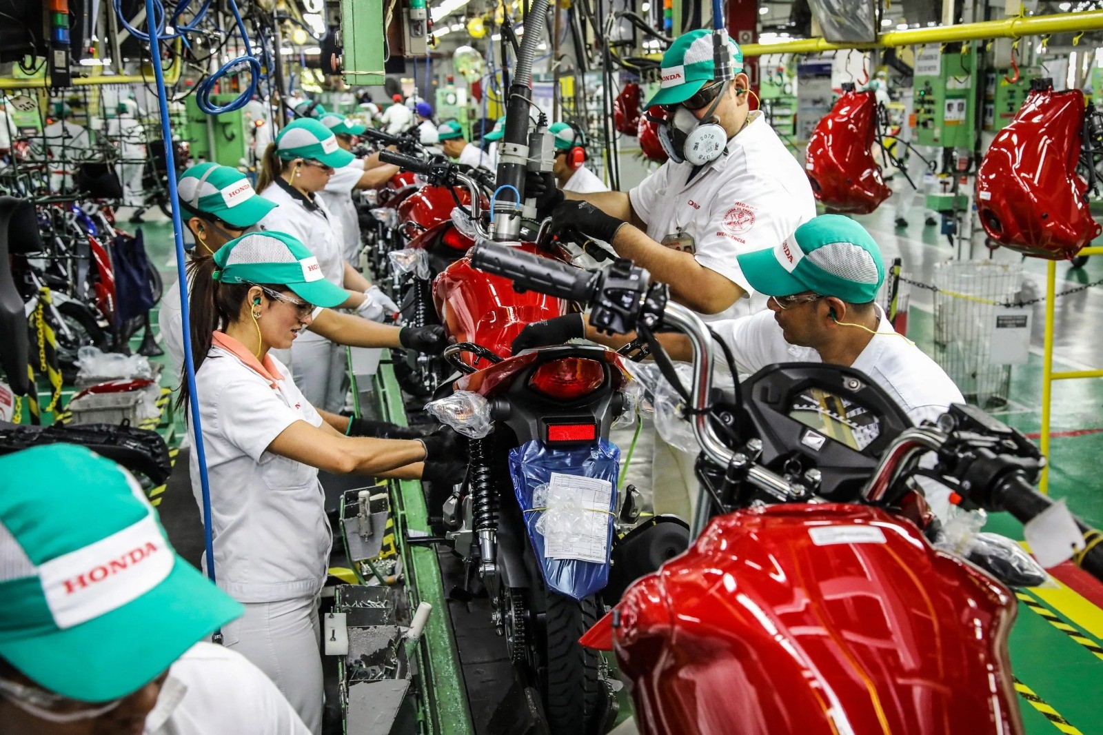 Produção de motocicletas no Polo Industrial de Manaus atinge recorde em 15 anos