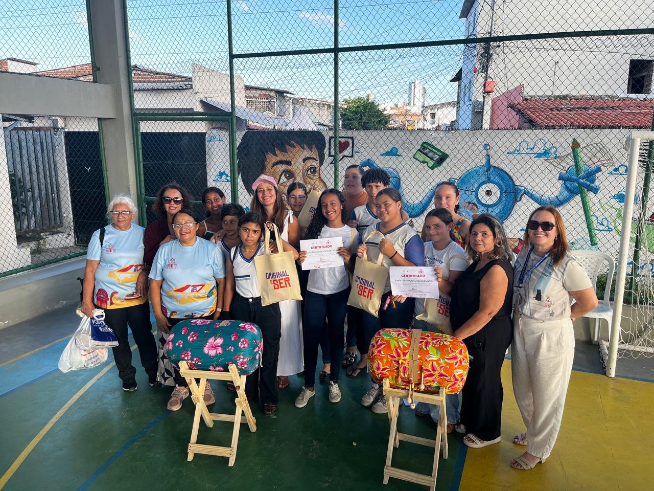 Lugares de Charme leva Renda de Bilro a escolas de Natal