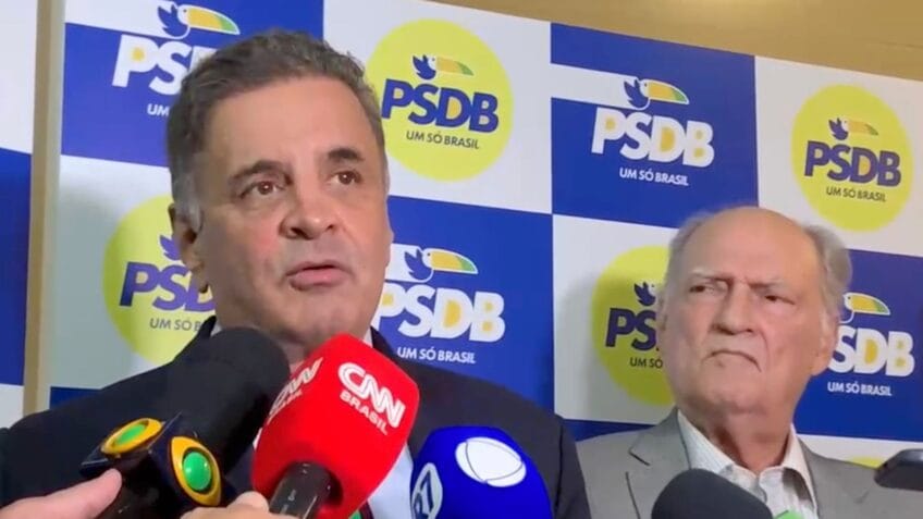 Federação PSDB Cidadania lança Aécio Neves como pré-candidato à Presidência em 2026