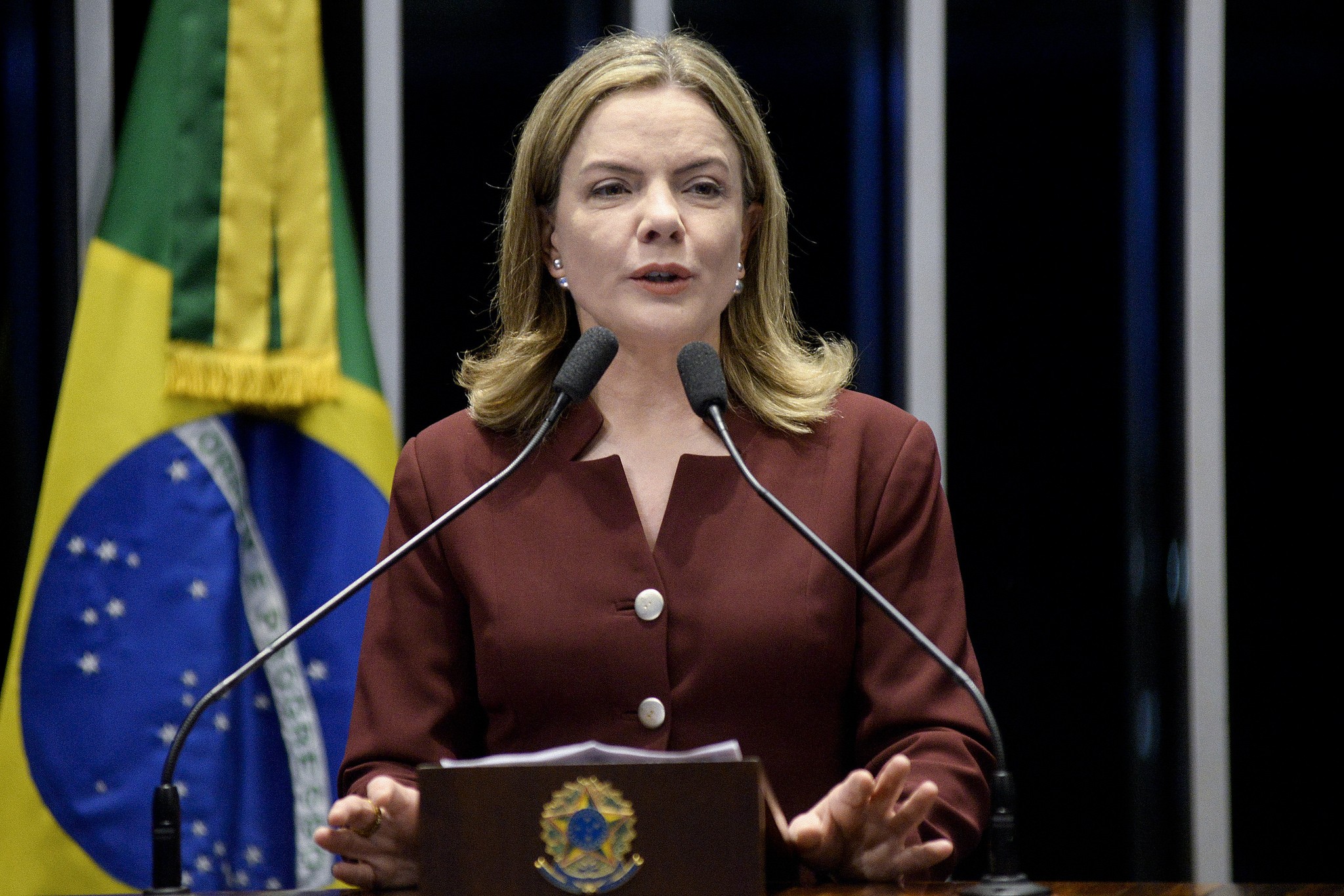 PT lança Gleisi Hoffmann ao Senado pelo Paraná