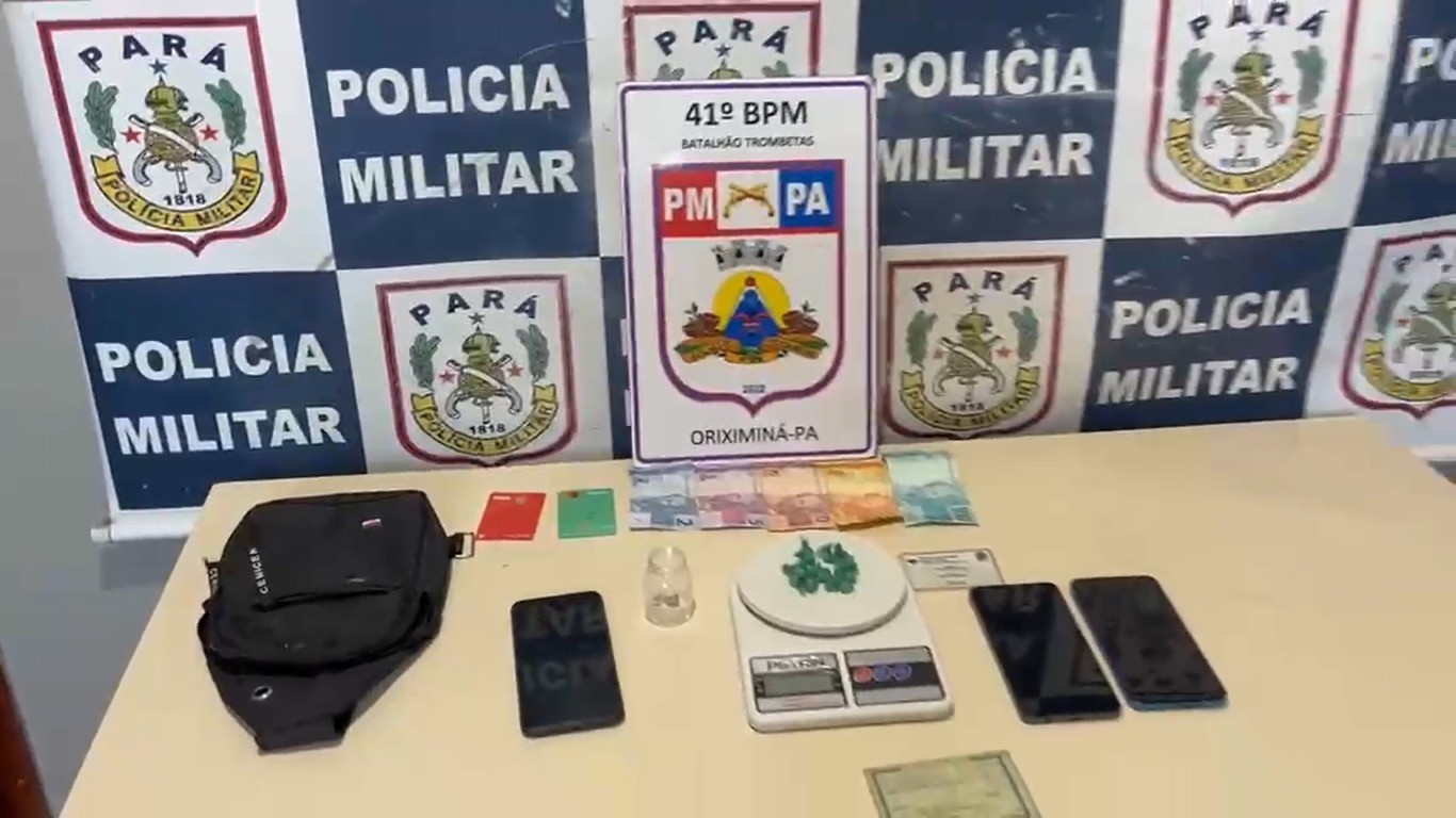 Polícia Militar prende quatro pessoas por tráfico de drogas no Mercado do Peixe em Oriximiná
