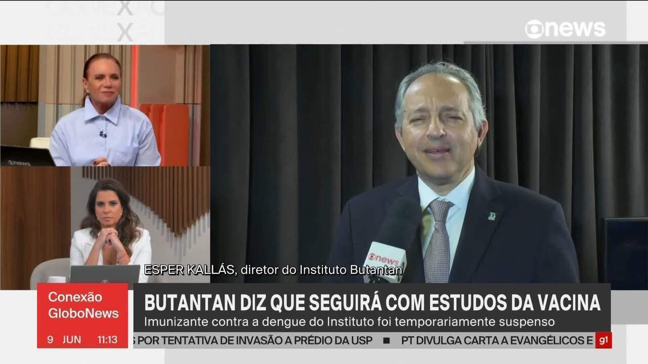 Diretor do Butantan garante proteção a quem já tomou a vacina contra a dengue