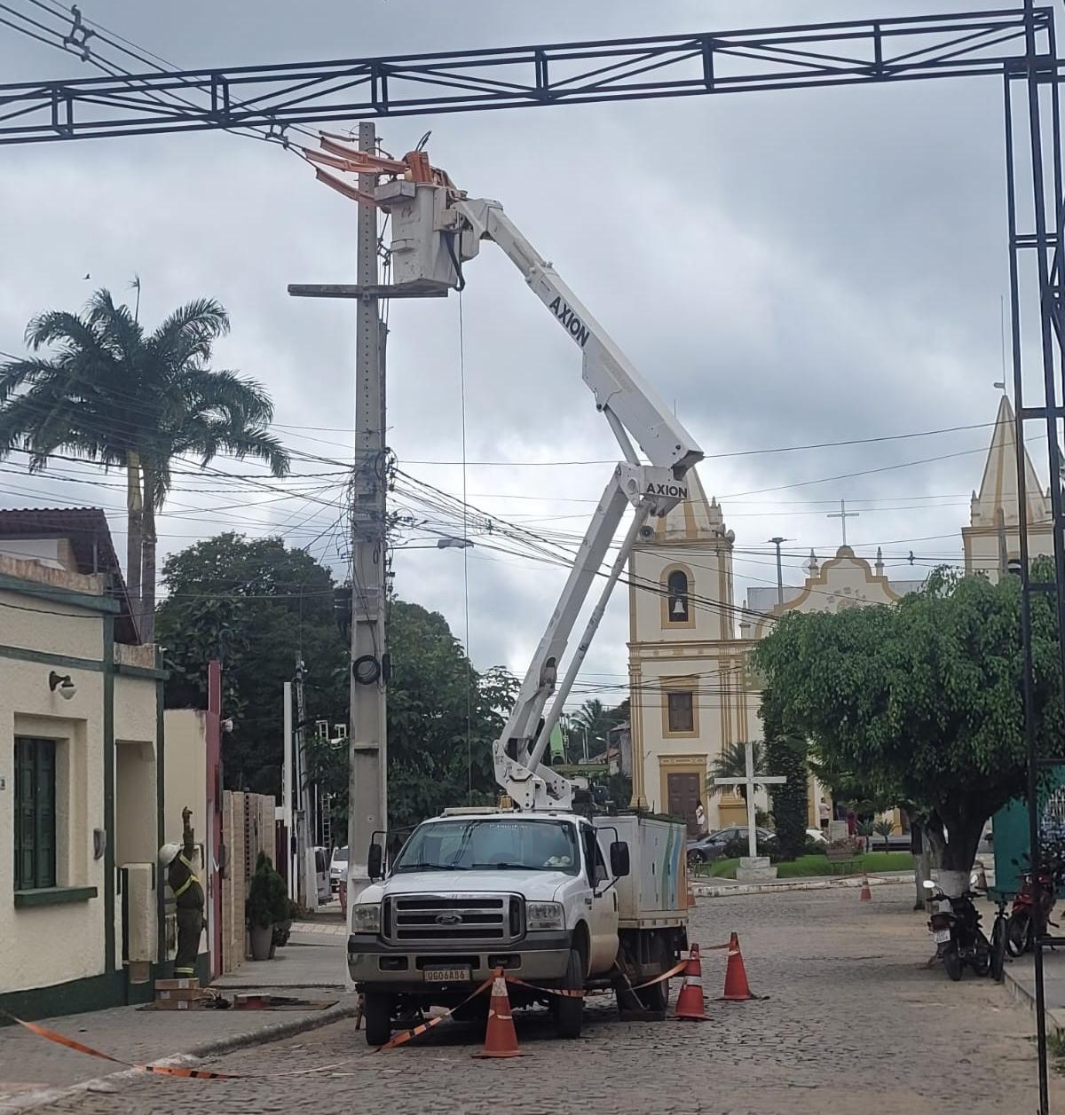 Neoenergia Cosern reforça rede elétrica de Martins para o Festival Gastronômico