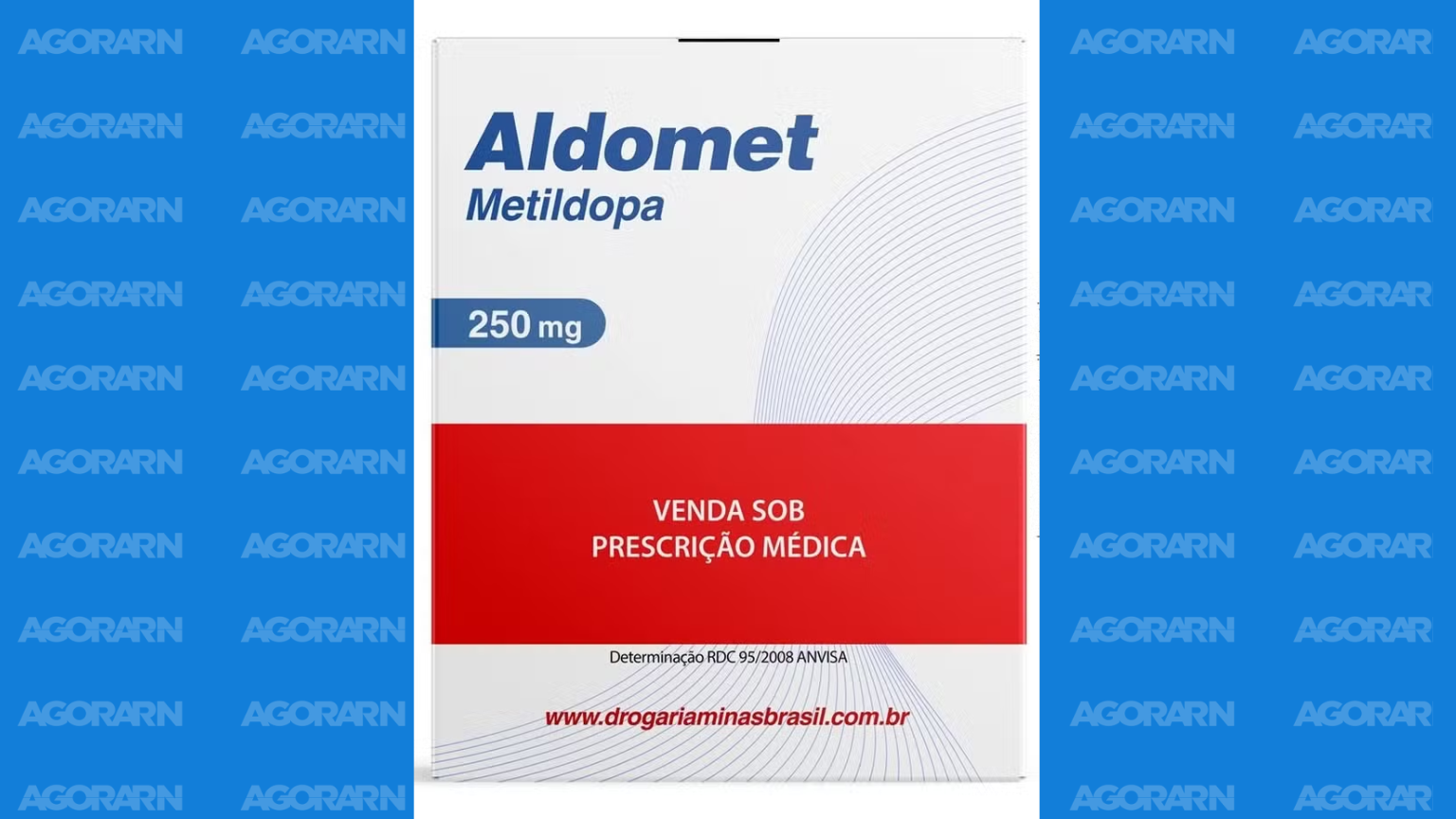 Anvisa determina recolhimento de lote de Aldomet após erro de embalagem