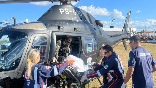 Potiguar 02 realiza resgate aéreo e agiliza transferência de paciente do interior para Natal
