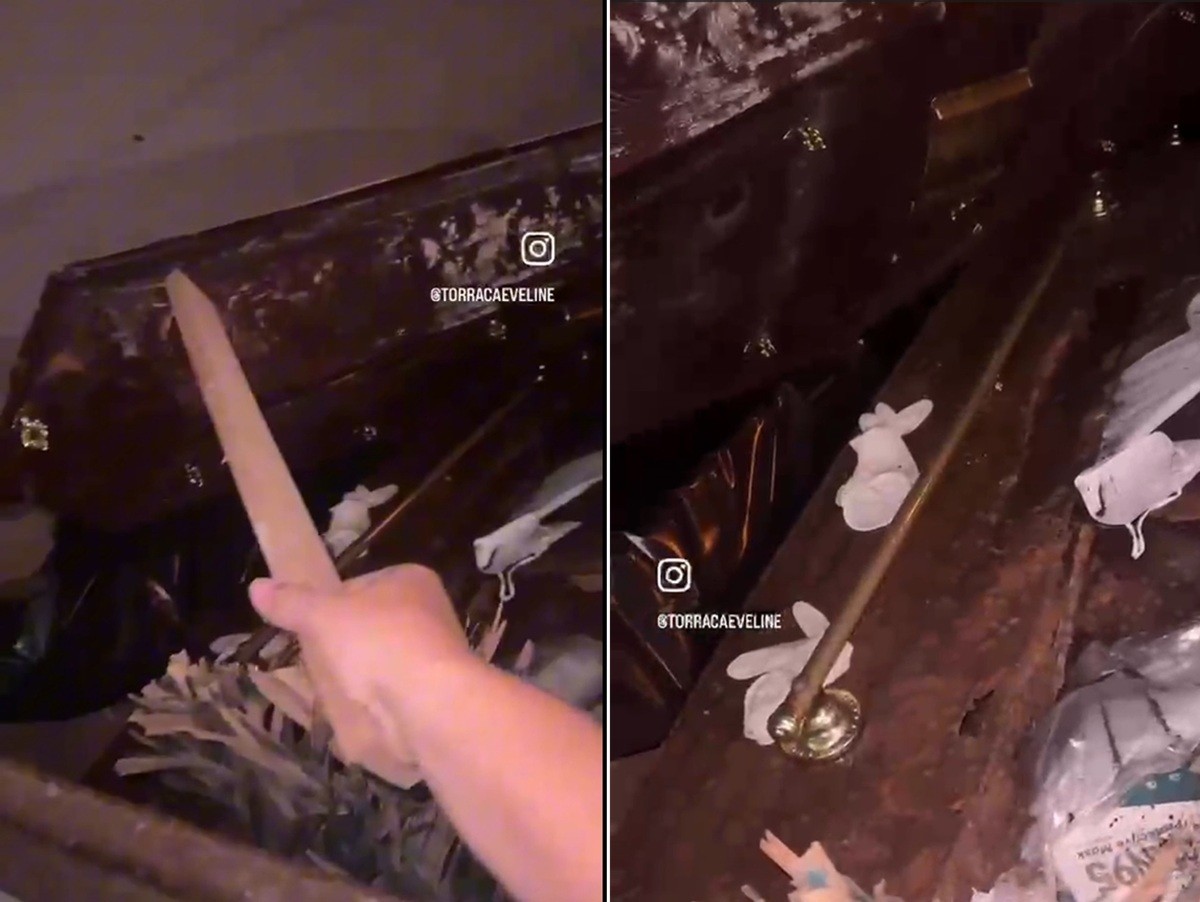 Polícia Civil investiga descarte irregular de materiais de cemitério em Porciúncula
