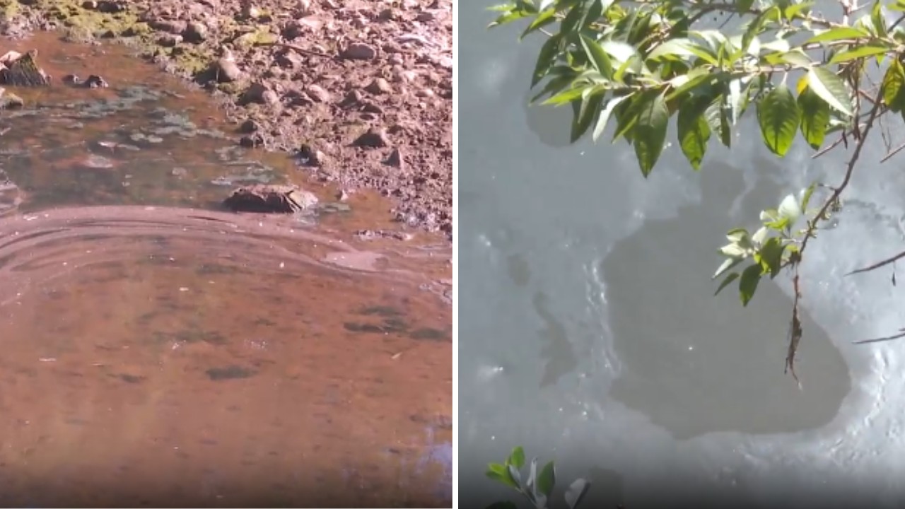 Sabará investiga mancha de óleo no Rio das Velhas para conter contaminação