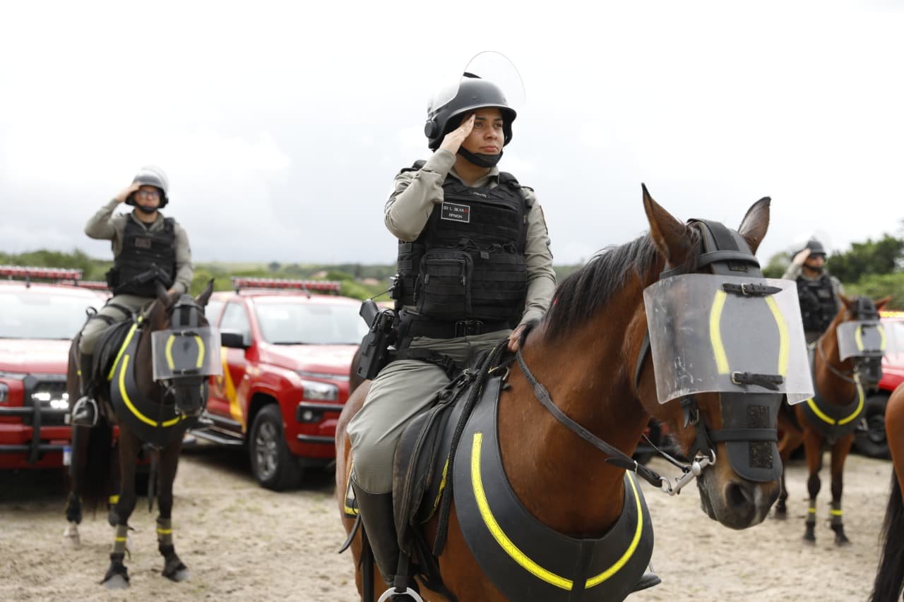 Governo do Rio Grande do Norte inaugura novo Regimento de Polícia Montada e entrega 38 viaturas aos Bombeiros