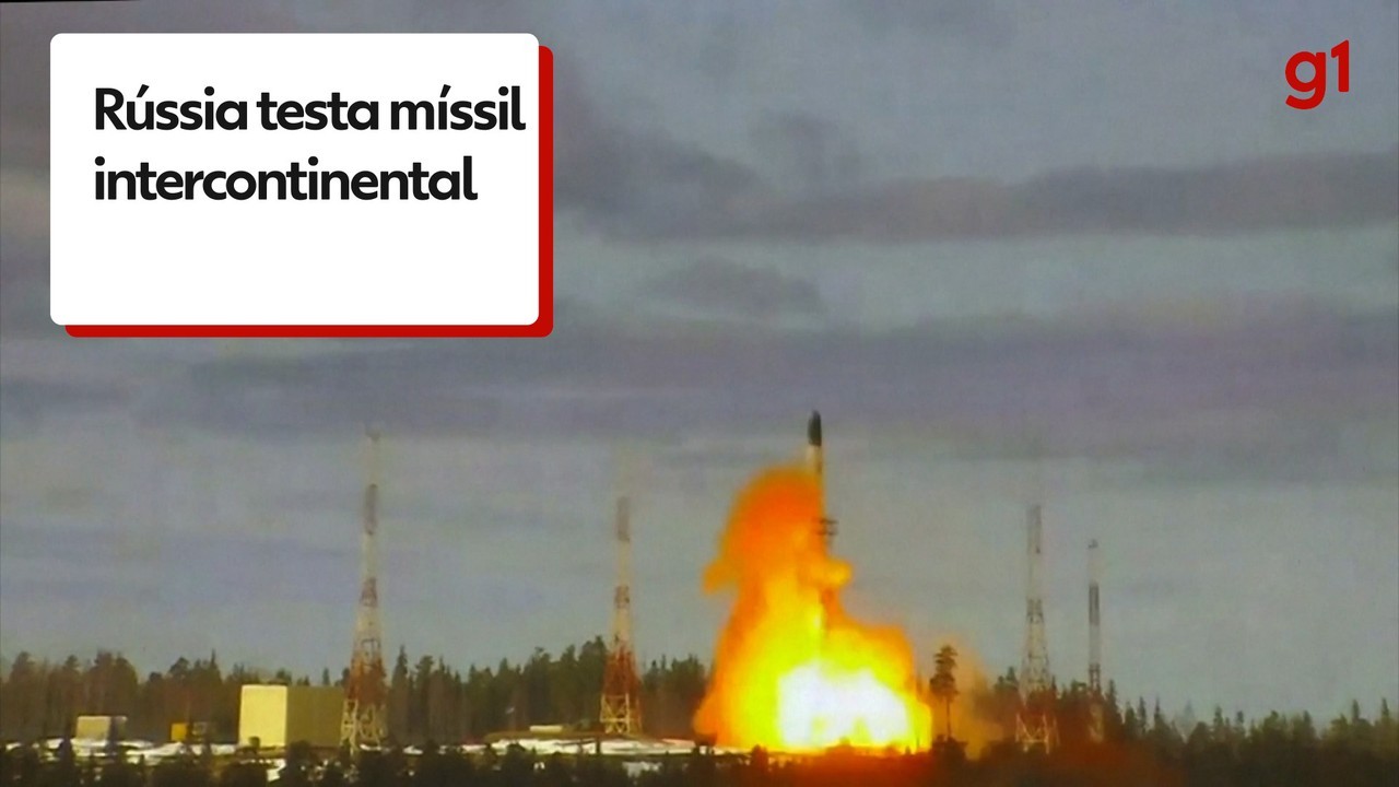 Rússia anuncia teste final de míssil nuclear 'Satanás'