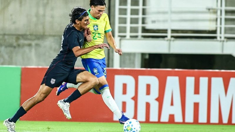 Seleção Brasileira Sub-17 vence EUA novamente em Natal